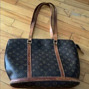 Louis Vuitton authentic Brown Monogram Tote with Gold Hardware